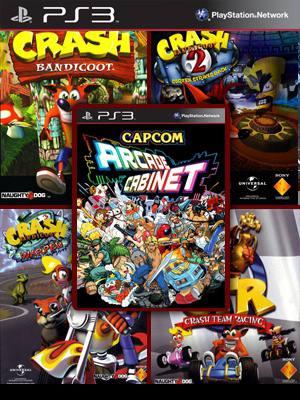 CRASH COLLECTION EN ESPAÑOL  Mas CAPCOM ARCADE CABINET Pack PS3