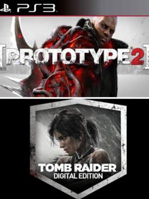 2 juegos en 1 Prototype 2 Gold Edition Mas Tomb Raider Edición digital PS3