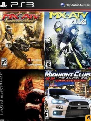 MX vs. ATV Supercross Mas MX vs ATV Alive Mas Twisted Metal Black Mas Midnight Club Los Angeles Complete Edition PS3