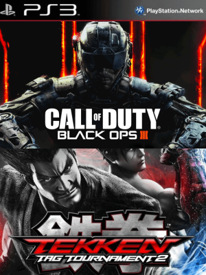 2 JUEGOS EN 1 Call of Duty: Black Ops III PS3 EN ESPAÑOL + TEKKEN TAG TOURNAMENT 2 PS3