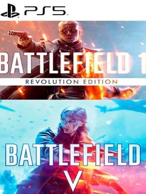 2 JUEGOS EN 1 BATTLEFIELD 1 REVOLUTION mas BATTLEFIELD V PS5